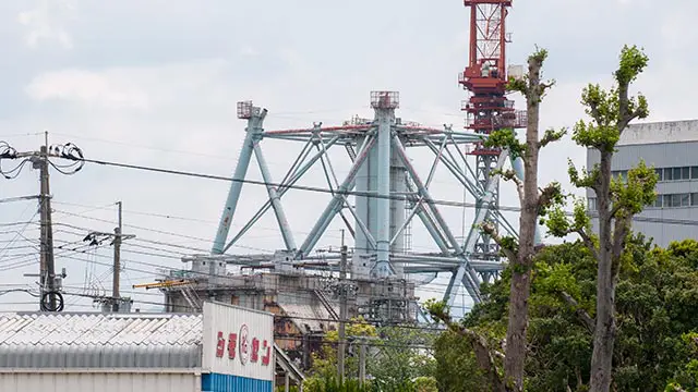 3号機の煙突