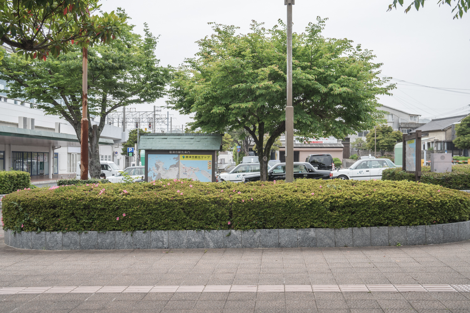 唐津駅北口 ゲリラライブの場所