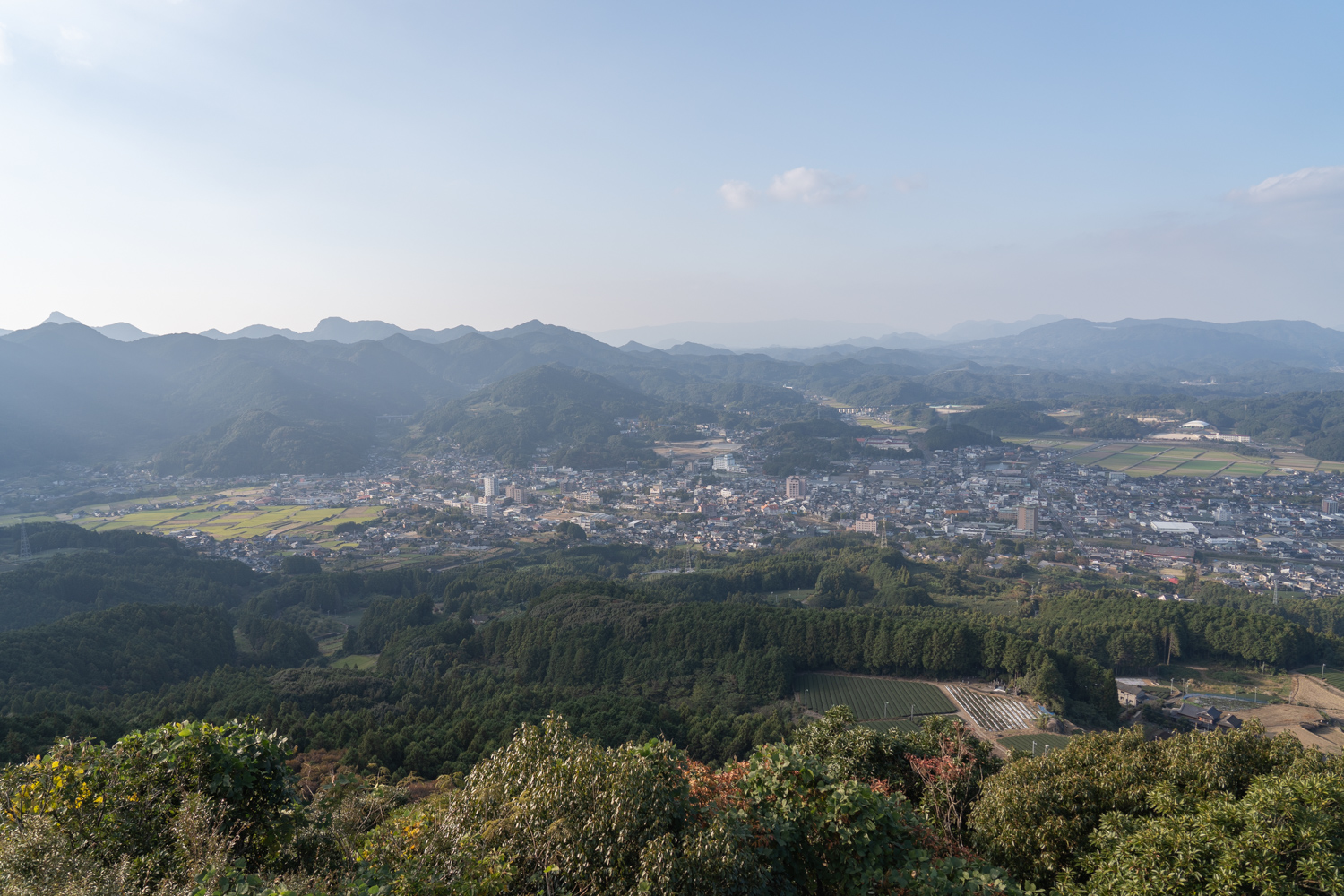 立岩展望台 展望台からの景色 左側