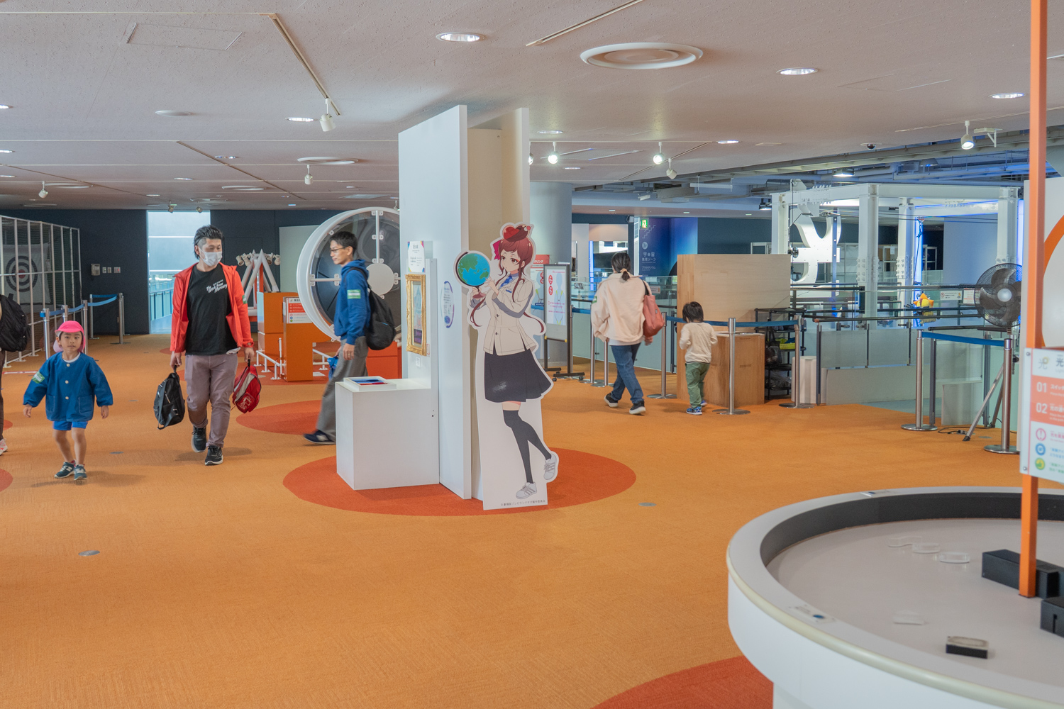 佐賀県立 宇宙科学館 ゆめぎんが 地球発見ゾーン ゆうぎり パネル